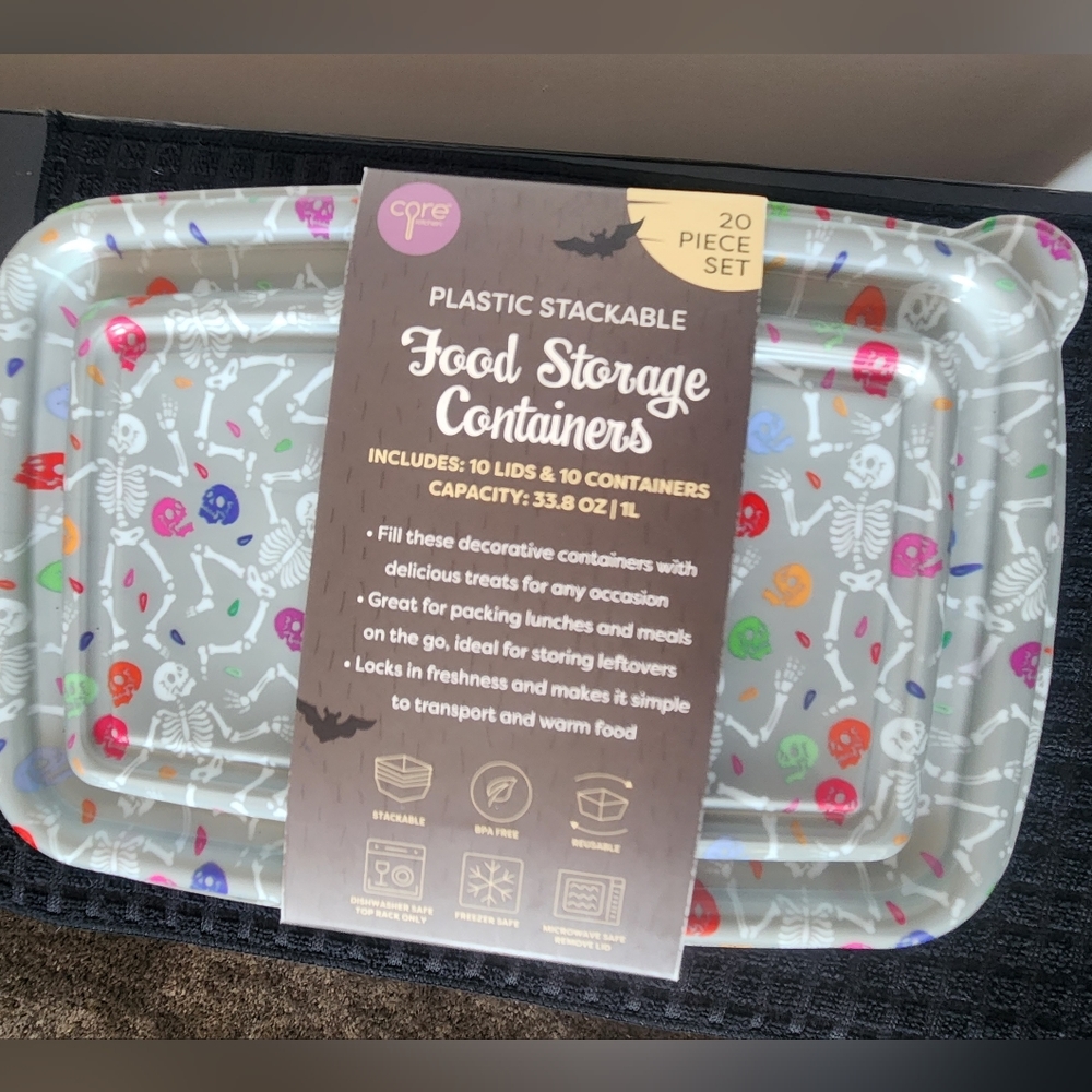 Halloween food storage set